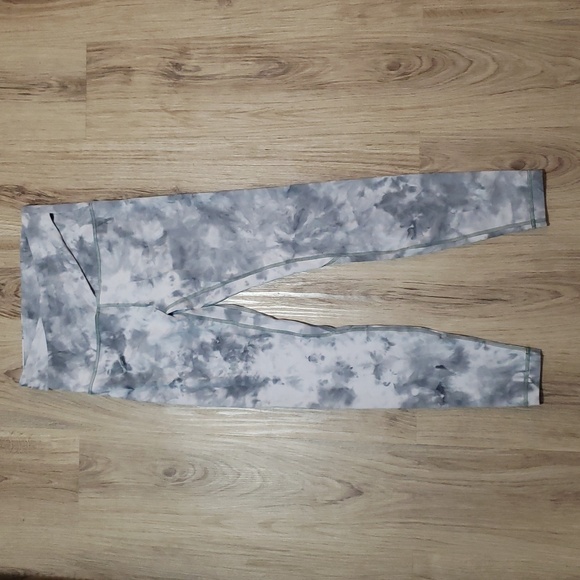 Lululemon Align Pant 28" *Criss Cross Waist Diamond Dye Stargaze Pitch Grey - Picture 6 of 15